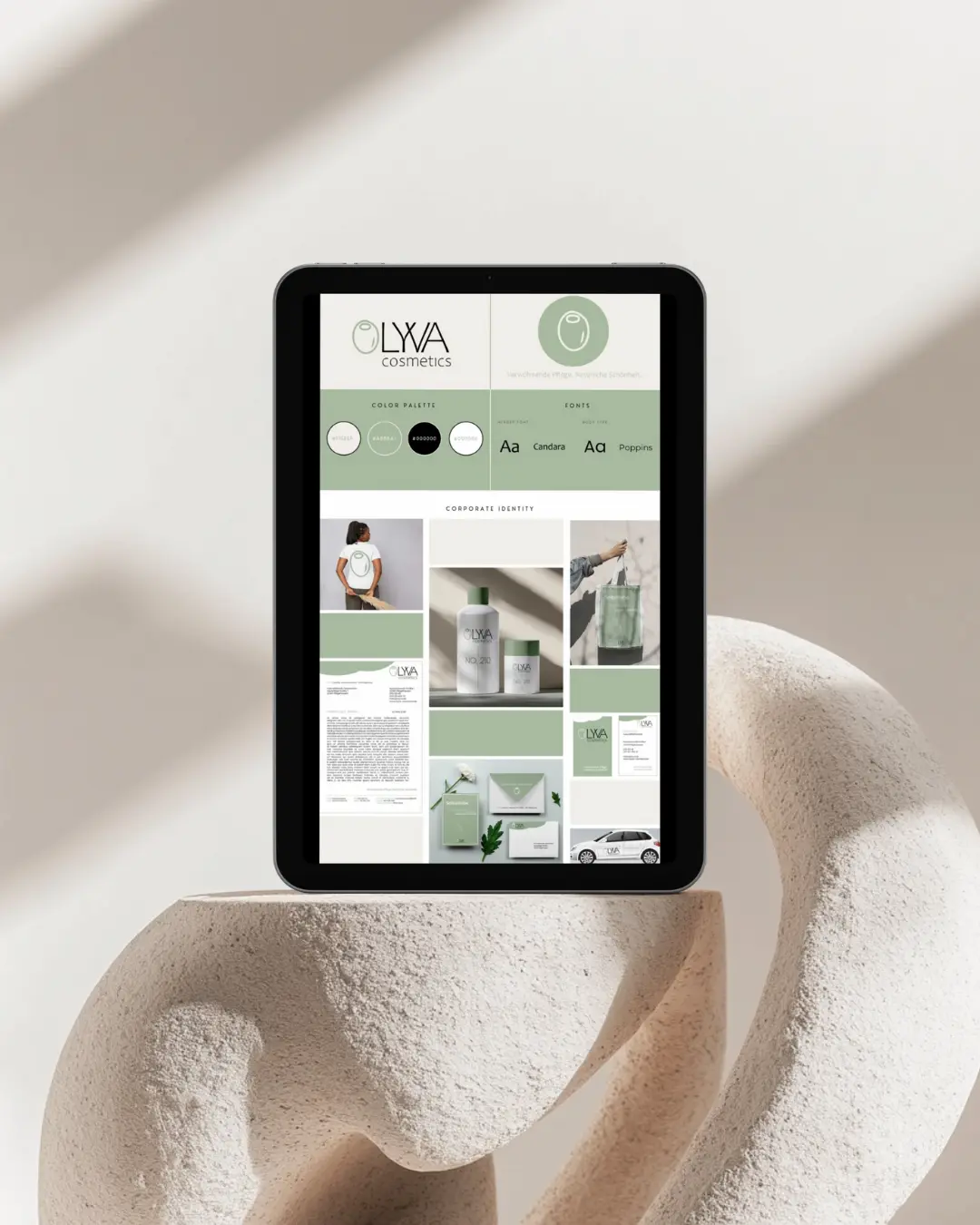 MockUp Olyva Cosmetics