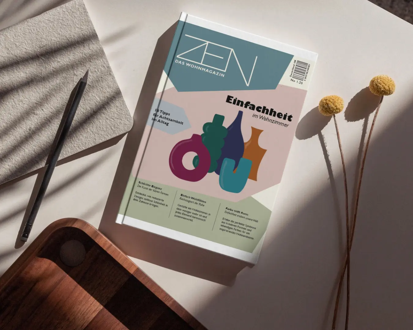 MockUp Zen Design Magazin