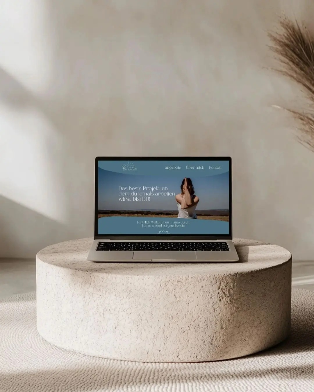 MockUp Webseite Yoga Jonas